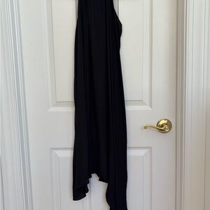 Chic Black Asymmetrical Dress